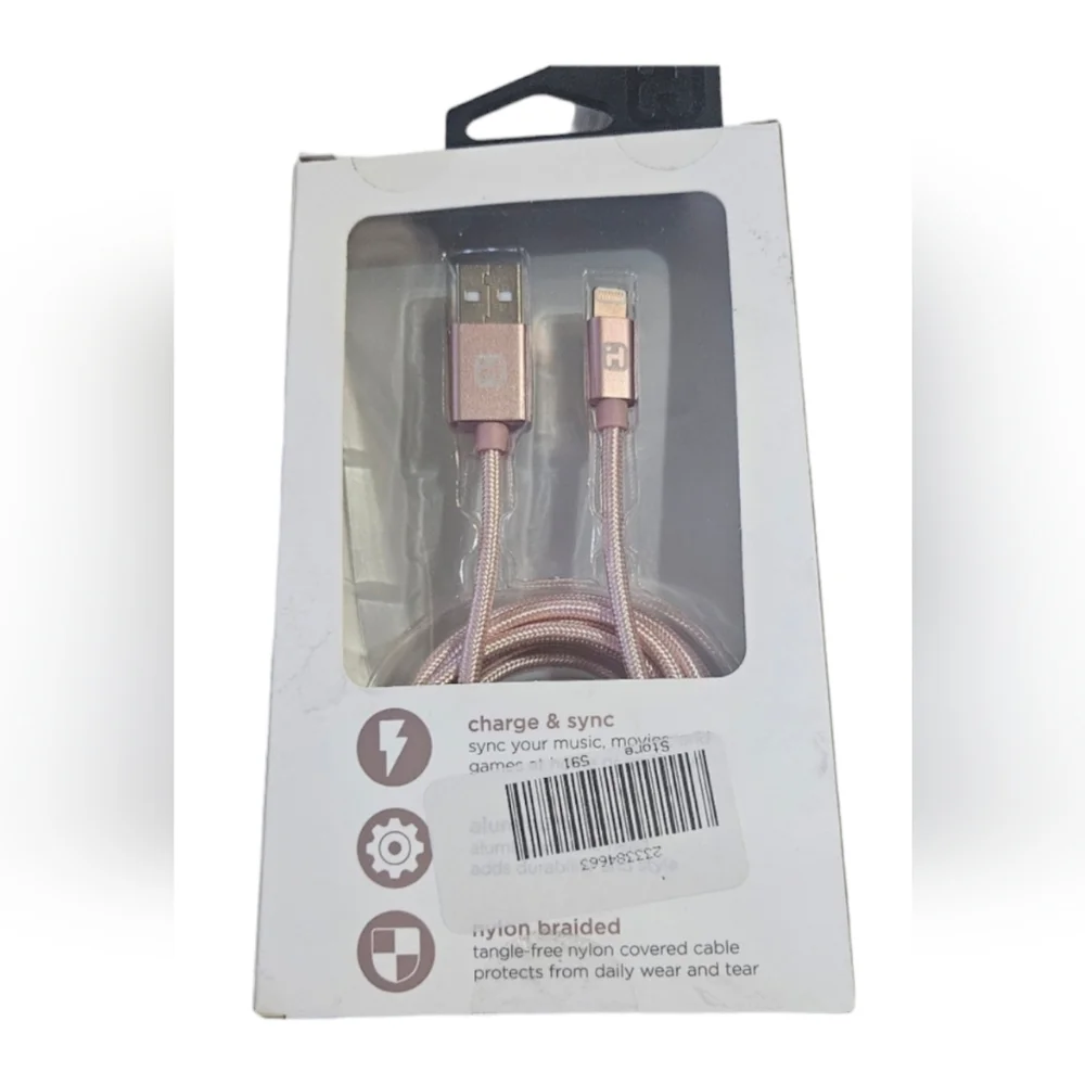 iHome Nylon Braided Lightening Cable